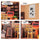 Music Park - 3d wooden puzzle for adults Corner Coffee Shop book nook with lights model kit dollhouse DIY miniature house Birthday and Christmas gifts