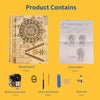 Music Park - 3D Wooden Puzzles Music Box Ferris Wheel DIY Crafts Handmade Model Kits for Women Birthday Gifts