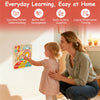inQ Boutique - Montessori Wooden Time Learning Clock for Kids 3+, All-in-One Calendar Season Weather Educational Toy