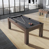4 Supply - 7ft 3-in-1 Multi-Functional Pool Table with Benches (Pool Table + Ping Pong Table + Dining Table)