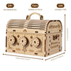 Music Park - 3D Wooden Puzzle DIY Treasure Box Model Building Kits Brain Teaser Projects for Adult Christmas Gifts