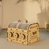 Music Park - 3D Wooden Puzzle DIY Treasure Box Model Building Kits Brain Teaser Projects for Adult Christmas Gifts