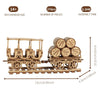 Music Park - 3D Wooden Puzzles Wine Truck Model Kits Brainteaser and Puzzle for Christmas Birthday Gifts
