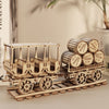 Music Park - 3D Wooden Puzzles Wine Truck Model Kits Brainteaser and Puzzle for Christmas Birthday Gifts