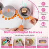 inQ Boutique - Pink Wooden Toddler Play Kitchen with Sink & Accessories, Safe Gift for Kids 3+