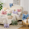 Bright Living - Bow Pillow Decorative Pillows Aesthetic Home Decor Soft Seat Cushions Cute Throw Pillow for Couch Bow Room Decor Pink 12 * 9inch