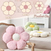 Bright Living - Lavender Flower Pillow, 17.7'' Flower Shaped Plush Decorative Throw Pillow for Bed