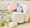 Bright Living - Heart Pillow Cute Fuzzy Pillows Throw Pillows for Bed Livingroom Home Decor Cushion Decorative Aesthetic Preppy Pillows Pink2,Small 13''x10''