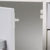 inQ Boutique - White Dual-Sided Kids Play Kitchen with Water Dispenser and Range Hood for 3+ Years Old