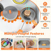 inQ Boutique - Gray Wooden Toddler Play Kitchen with Sink & Accessories, Safe Gift for Kids 3+