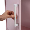 inQ Boutique - Pink Dual-Sided Kids Play Kitchen with Water Dispenser and Range Hood for 3+ Years Old