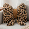 Bright Living - Bow Pillow Decorative Pillows Aesthetic Home Decor Soft Seat Cushions Cute Throw Pillow for Couch Bow Room Decor Leopard Print 16 * 13inch