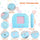Eggracks by Global Phoenix - 224 Words Kid Flash Talking Cards 112 Card Electronic Cognitive Audio Toddler Reading Machine Animal Shape Color Repeated Learning Cards English For Child