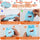 Eggracks by Global Phoenix - 224 Words Kid Flash Talking Cards 112 Card Electronic Cognitive Audio Toddler Reading Machine Animal Shape Color Repeated Learning Cards English For Child