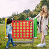 FX070 - Jumbo 4-to-Score Game Set;  Giant Connect 4 with 42 Rings;  Indoor Outdoor Game Set for Kids and Adults