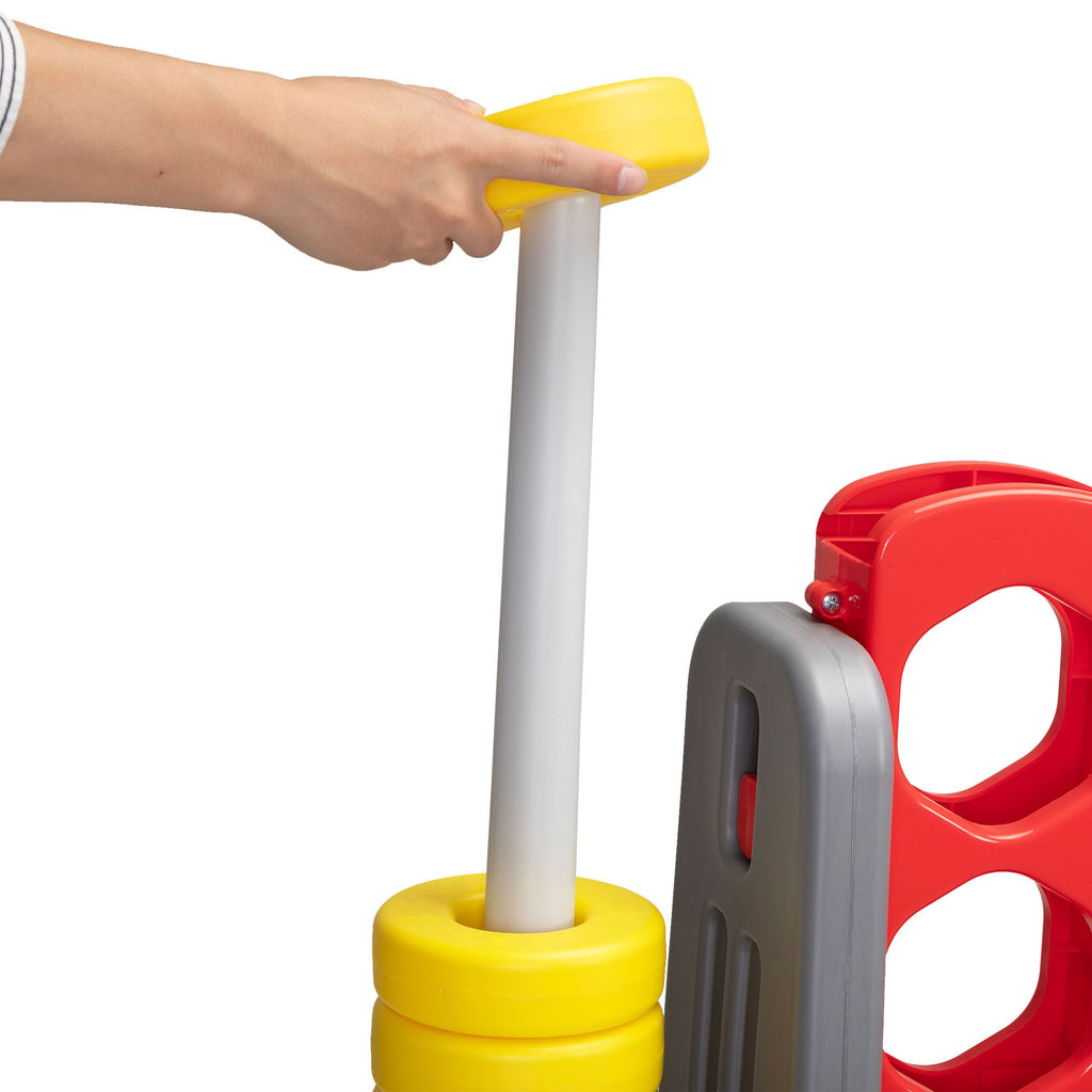 FX070 - Jumbo 4-to-Score Game Set;  Giant Connect 4 with 42 Rings;  Indoor Outdoor Game Set for Kids and Adults