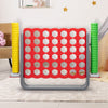 FX070 - Jumbo 4-to-Score Game Set;  Giant Connect 4 with 42 Rings;  Indoor Outdoor Game Set for Kids and Adults