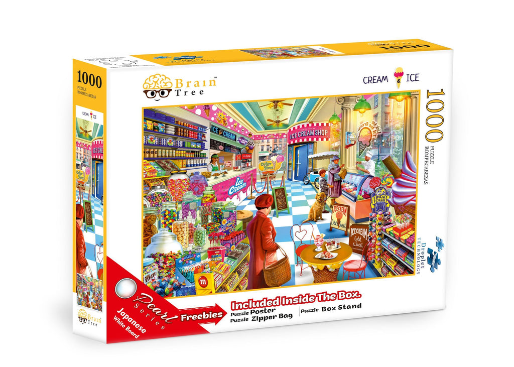 Brain Tree - Cream & Ice Jigsaw Puzzles 1000 Piece