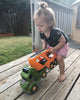 willsea - Toy Dinosaur for 2 3 4 Years Old Boys and Girls;  Car Transport Truck with Sound and Light;  6 Pack of 5'' Dinosaur Toys;  Educational Realistic Dinosaur Play Set