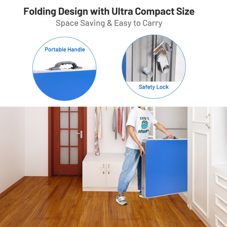 Hooya Imp.& Exp. - 60 Inch Portable Tennis Ping Pong Folding Table with Accessories