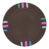 Tycon Net - Roll of 25 - Brown Blank Claysmith 12 Stripe Poker Chips