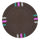 Tycon Net - Roll of 25 - Brown Blank Claysmith 12 Stripe Poker Chips