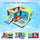 Yeah Depot - 7 in 1 Inflatable Bounce House, Bouncy House with Ball Pit for Kids Indoor Outdoor Party Family Fun, Obstacles, Toddler Jump Bouncy Castle with Ball Pit for Birthday Party Gifts