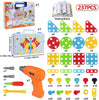 Smilegive - 237 Pieces Creative Toy Drill Puzzle Set, STEM Learning Educational Toys, 3D Construction Engineering Building Blocks for Boys and Girls Ages 3 4 5 6 7 8 9 10 Year Old,Amazon Platform Banned