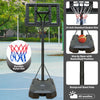 Yeah Depot - Portable Basketball Hoop Height Adjustable basketball hoop stand 6.6ft - 10ft with 44 Inch Backboard and Wheels for Adults Teens Outdoor Indoor