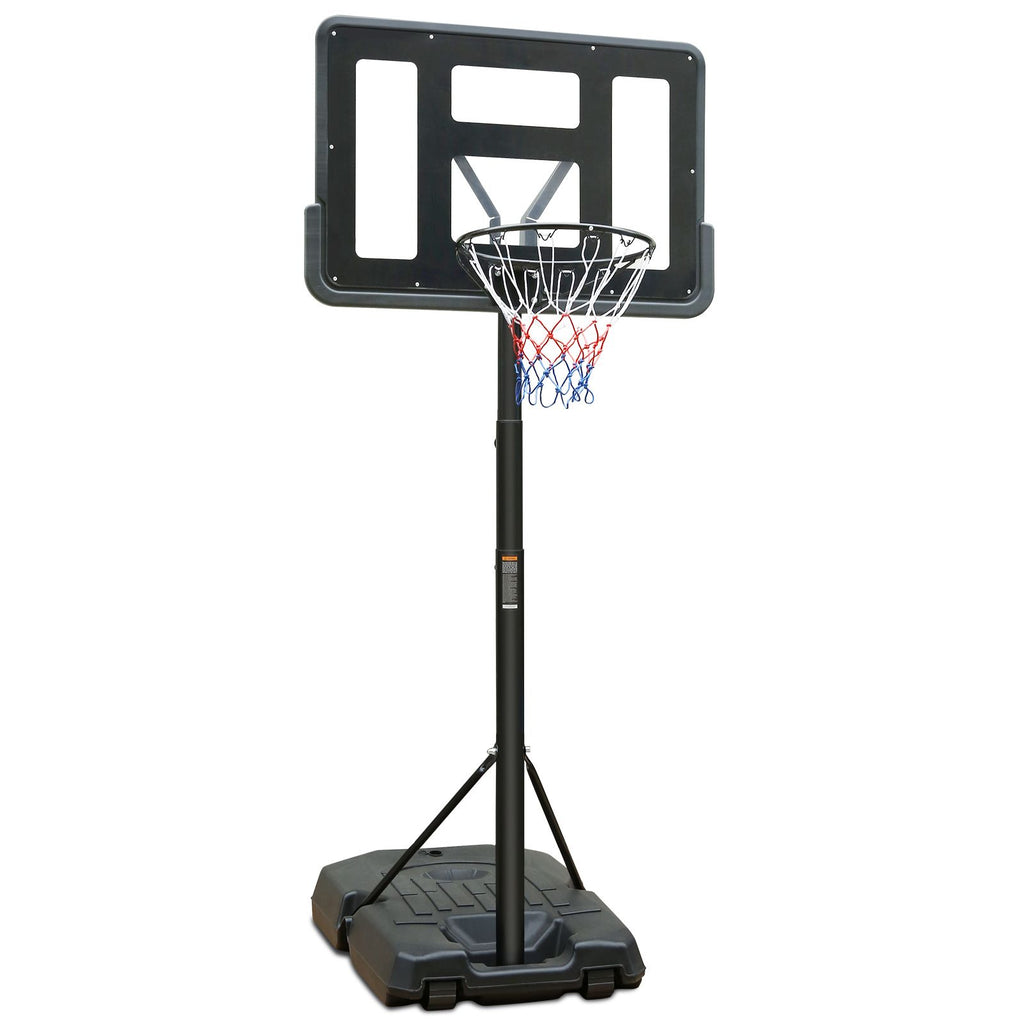 Yeah Depot - Portable Basketball Hoop Height Adjustable basketball hoop stand 6.6ft - 10ft with 44 Inch Backboard and Wheels for Adults Teens Outdoor Indoor