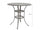 Yeah Depot - 42 Inches Cast Aluminum Round Bar Table