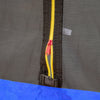 Yeah Depot - 10FT Trampoline with Basketball Hoop Inflator and Ladder(Inner Safety Enclosure) Blue