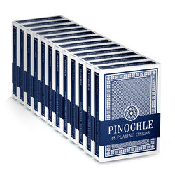 Tycon Net - 12 Blue Decks of Pinochle Playing Cards