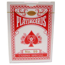 Tycon Net - Red Deck Brybelly Playing Cards (Wide Size, Standard Index)