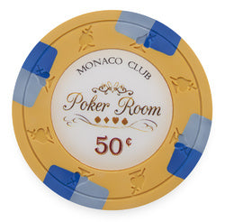 Tycon Net - Monaco Club 13.5 Gram, $0.50, Roll of 25