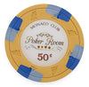 Tycon Net - Monaco Club 13.5 Gram, $0.50, Roll of 25