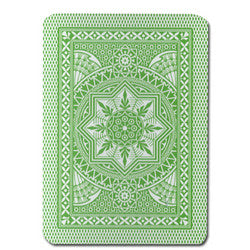 Tycon Net - Modiano Cristallo Poker Size, 4 PIP Jumbo Light Green