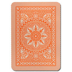 Tycon Net - Modiano Cristallo Poker Size, 4 PIP Jumbo Orange