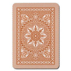 Tycon Net - Modiano Cristallo Poker Size, 4 PIP Jumbo Brown