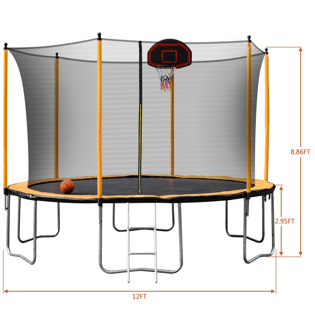 Yeah Depot - 12ft orange trampoline 2023
