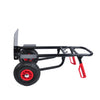 Yeah Depot - Heavy duty manual truck with double handles 330 lb steel trolley for moving heavy platform truck with 10 ''rubber wheels for moving/warehouse/garden/grocery
