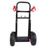 Yeah Depot - Heavy duty manual truck with double handles 330 lb steel trolley for moving heavy platform truck with 10 ''rubber wheels for moving/warehouse/garden/grocery