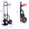 Yeah Depot - Heavy duty manual truck with double handles 330 lb steel trolley for moving heavy platform truck with 10 ''rubber wheels for moving/warehouse/garden/grocery