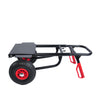 Yeah Depot - Heavy duty manual truck with double handles 330 lb steel trolley for moving heavy platform truck with 10 ''rubber wheels for moving/warehouse/garden/grocery