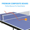 Yeah Depot - Table Tennis Table Foldable & Portable Ping Pong Table Set with Net and 2 Ping Pong Paddles for Indoor Outdoor Game
