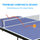Yeah Depot - Table Tennis Table Foldable & Portable Ping Pong Table Set with Net and 2 Ping Pong Paddles for Indoor Outdoor Game