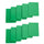 Tycon Net - Set of 10 Green Plastic Poker Size Cut Cards