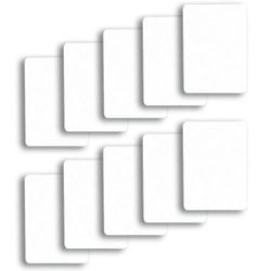 Tycon Net - Set of 10 White Plastic Poker Size Cut Cards