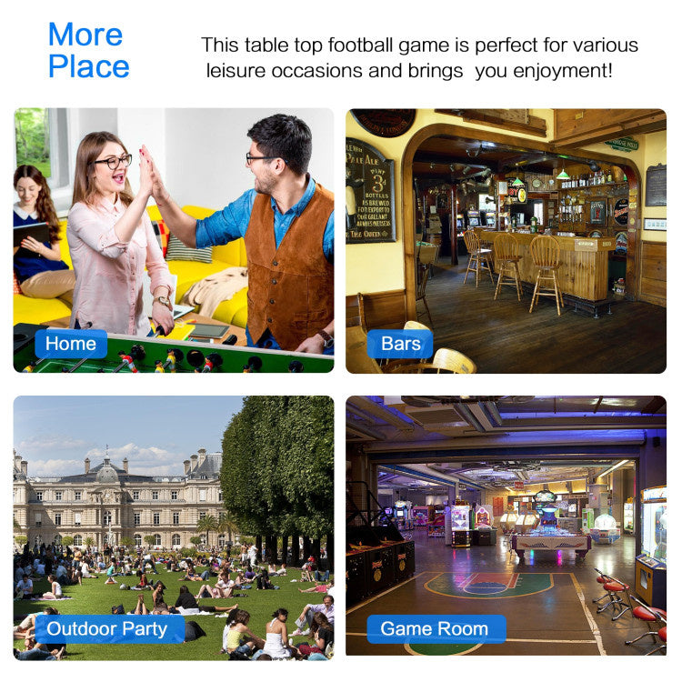 Hooya Imp.& Exp. - 27 Inch Indoor Competition Game Foosball Table with Legs