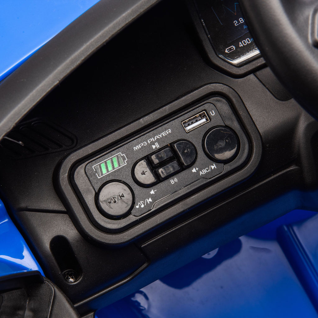 Yeah Depot - 24V Kids Ride on Car W/Parents Control,Licensed Chevrolet Silverado,Four-wheel suspension,LED Lights,Bluetooth,music,USB,MP3,Power display,speeds 2.49-3.73MPH For kids aged 2-5.